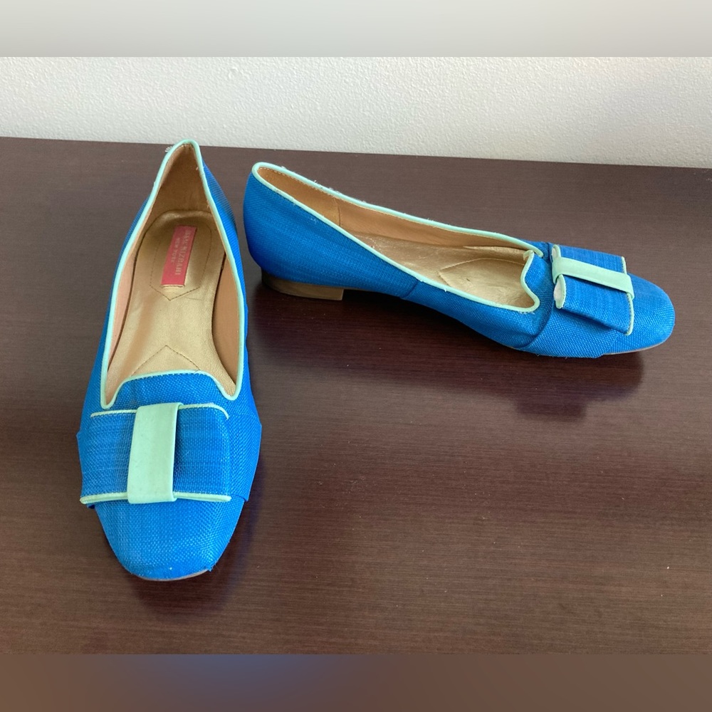 Isaac Mizrahi Flat Blue Shoes